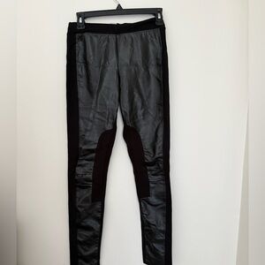 Buffalo David Bitton Leather Two-Tone Skinny Pants